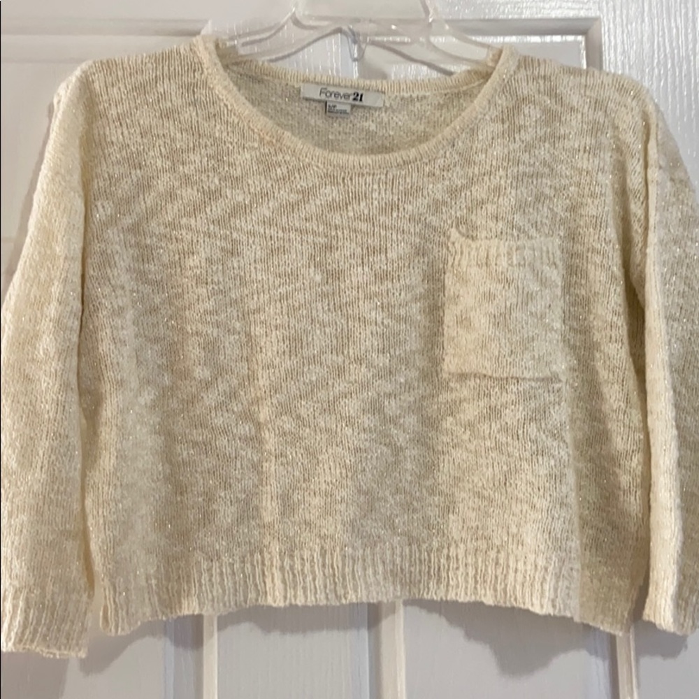 Crop top sweater